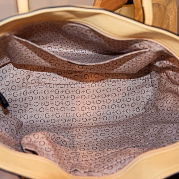 Guess Light Yellow Tote Bag - Picture 4 of 4